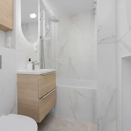 公寓 Modern Apartment In Center, Remote Working, Smart Tv & Wifi By Noclegi Renters 华沙