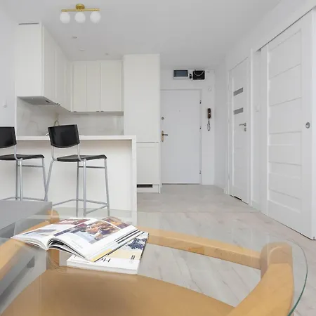 公寓 Modern Apartment In Center, Remote Working, Smart Tv & Wifi By Noclegi Renters 华沙